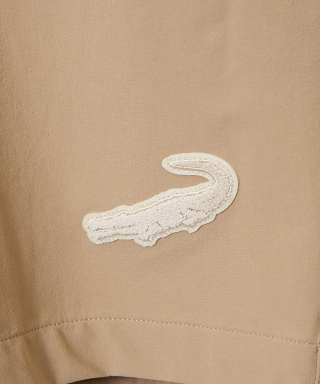 ストレッチ ワニワッペン ショートパンツ
