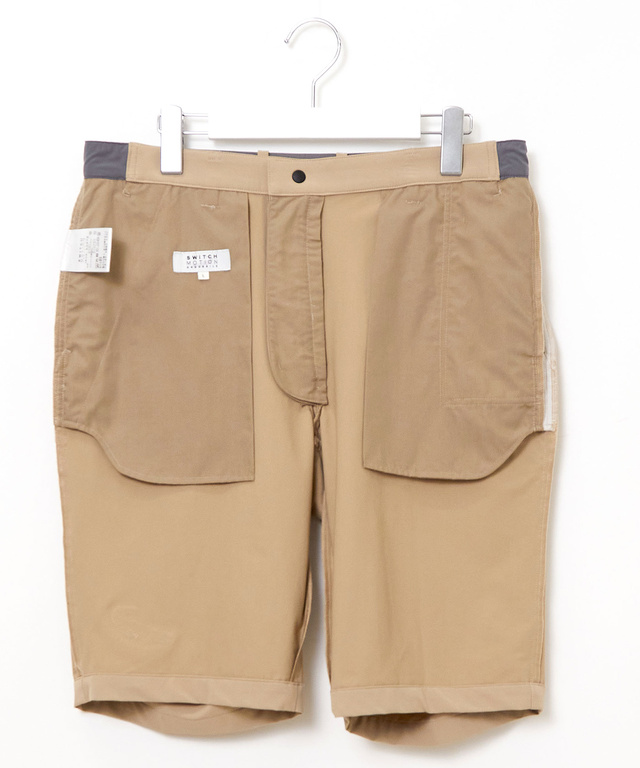 ストレッチ ワニワッペン ショートパンツ