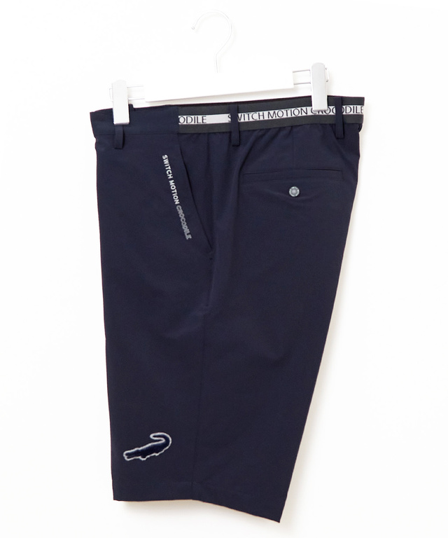 ストレッチ ワニワッペン ショートパンツ
