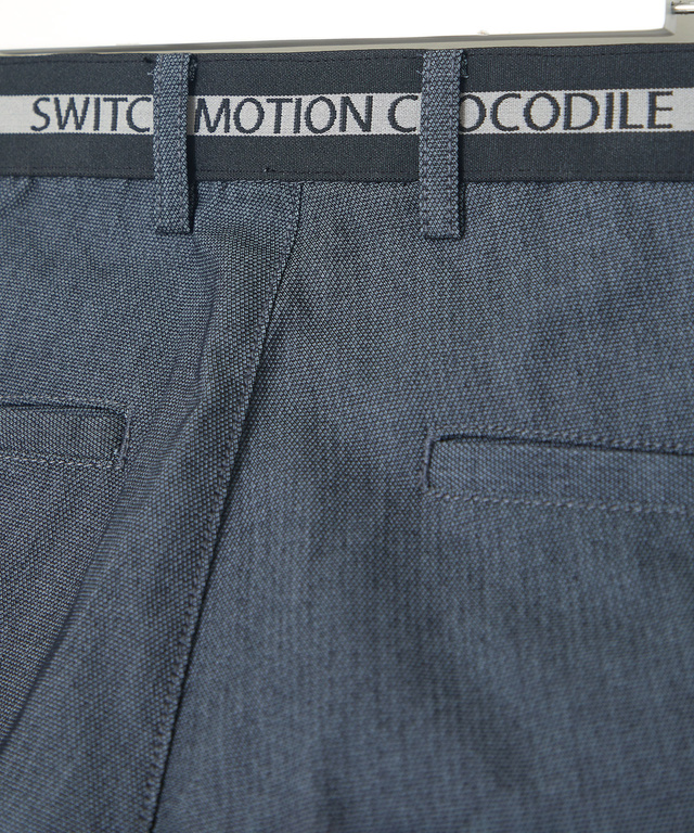 バーズアイ ストレッチ テーパードパンツ