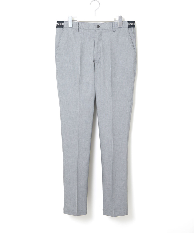 バーズアイ ストレッチ テーパードパンツ