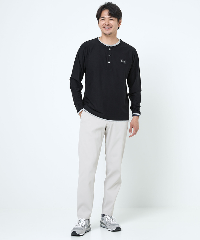 ピケ ストレッチ パンツ