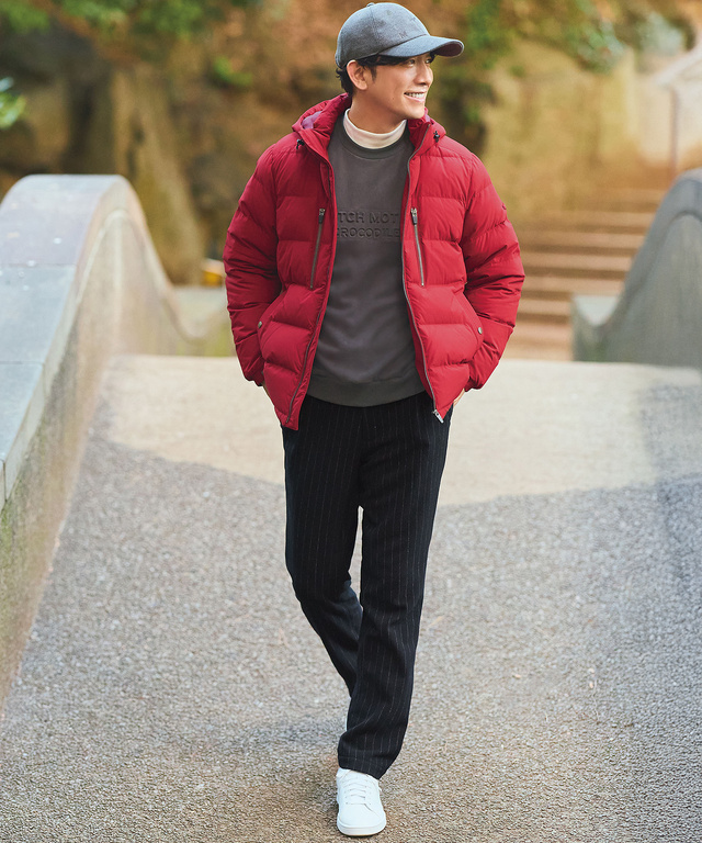 飛び柄 ロゴ刺繍 キャップ