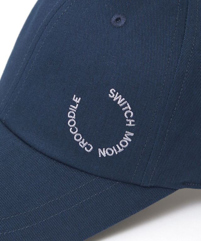 ロゴ刺繍 サークルデザイン キャップ