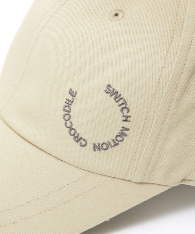 ロゴ刺繍 サークルデザイン キャップ