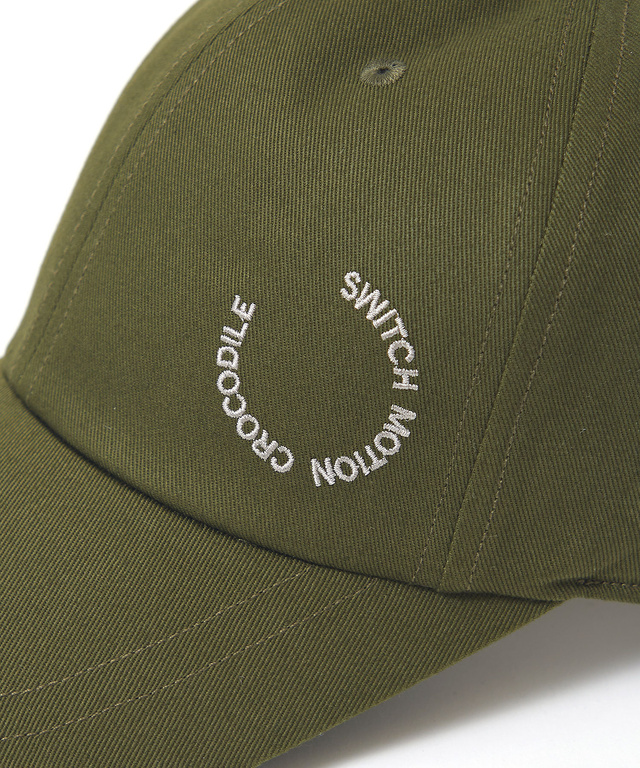 ロゴ刺繍 サークルデザイン キャップ