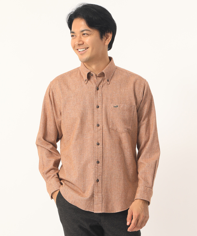 メンズ】ロングシーズン活躍 新作起毛シャツ - クロコダイル
