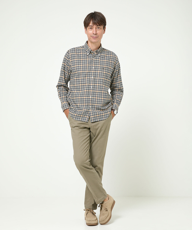 クロコダイルタータン シャツ