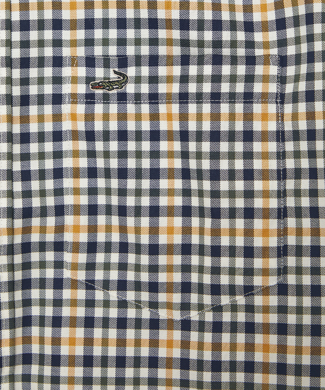 クロコダイルタータン ノンアイロン シャツ