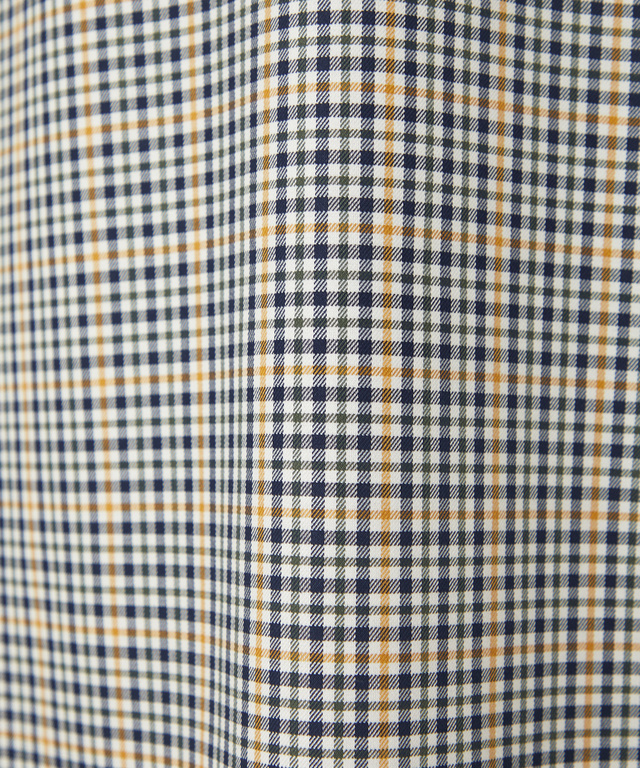 クロコダイルタータン ノンアイロン シャツ