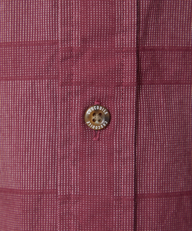 シャドー チェック柄 シャツ