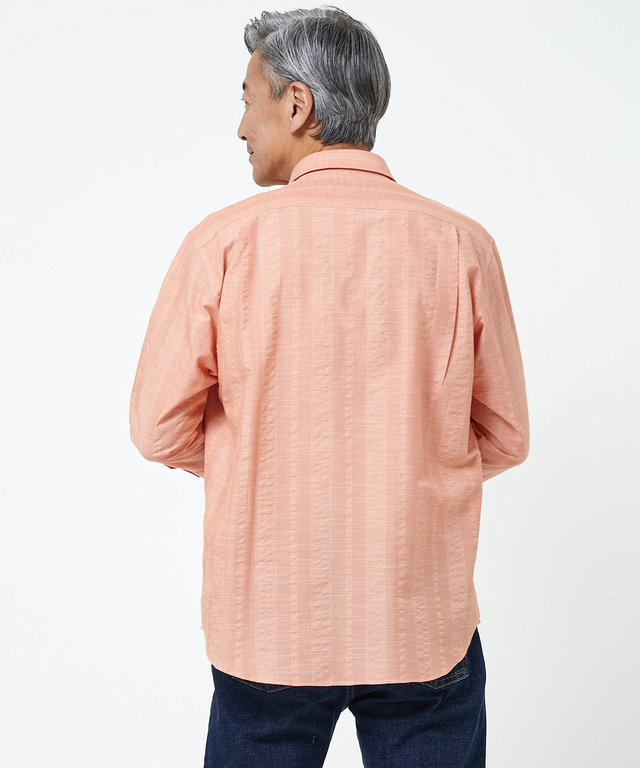 ソアロン 無地 七分袖 シャツ【接触冷感】【JAPAN FABRIC】
