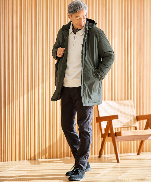 インディゴ糸 チェック柄 シャツ