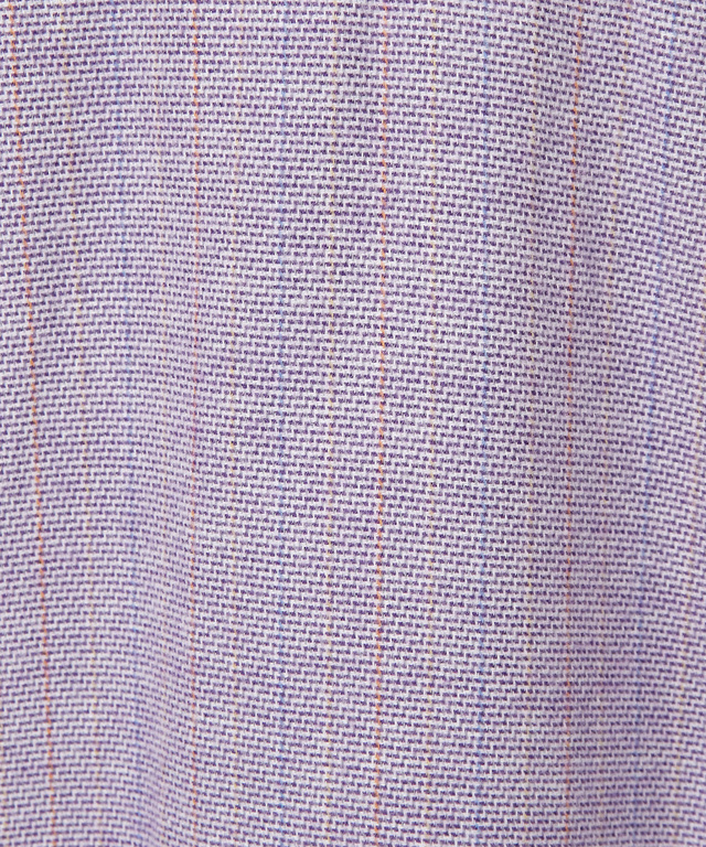 シルクブレンド ラインデザイン シャツ