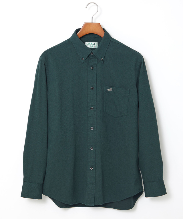 ピケ素材 ボタンダウン シャツ