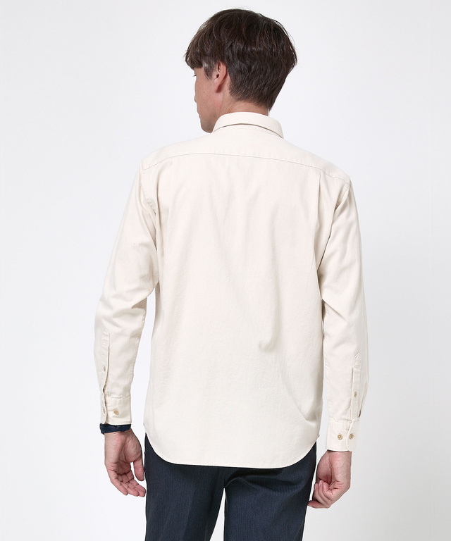 ピケ素材 ボタンダウン シャツ