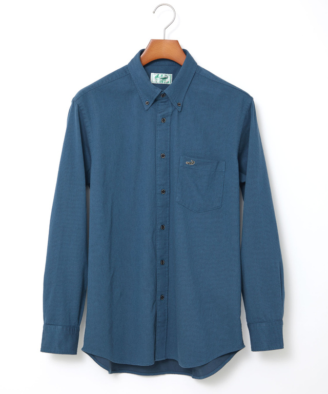 ピケ素材 ボタンダウン シャツ