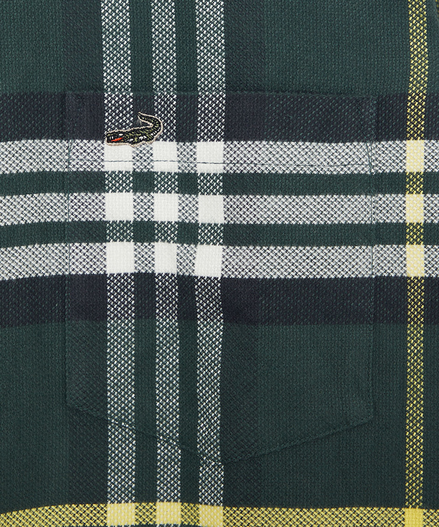 チェック柄 ボタンダウン シャツ