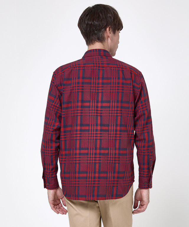 サーモ チェック柄 シャツ