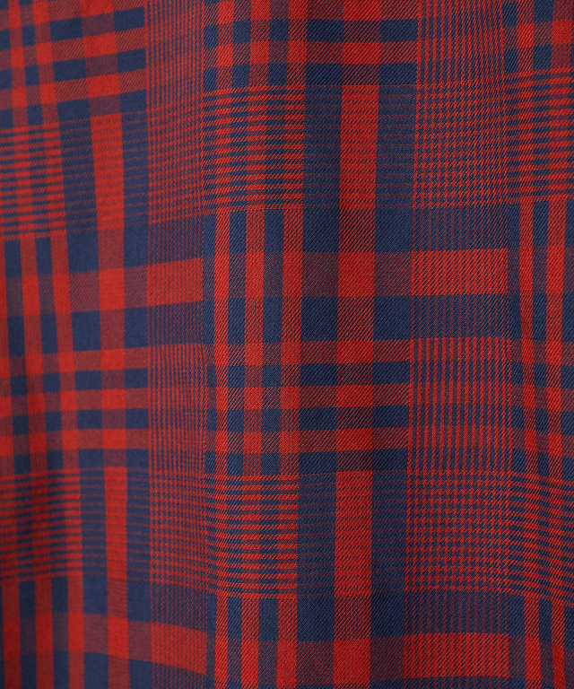 サーモ チェック柄 シャツ