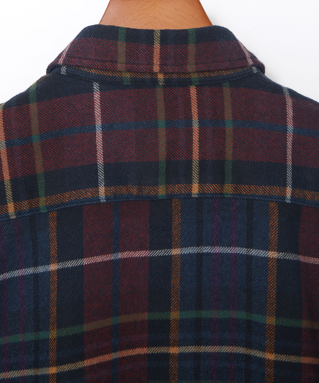 チェック柄 ビエラ生地 シャツ