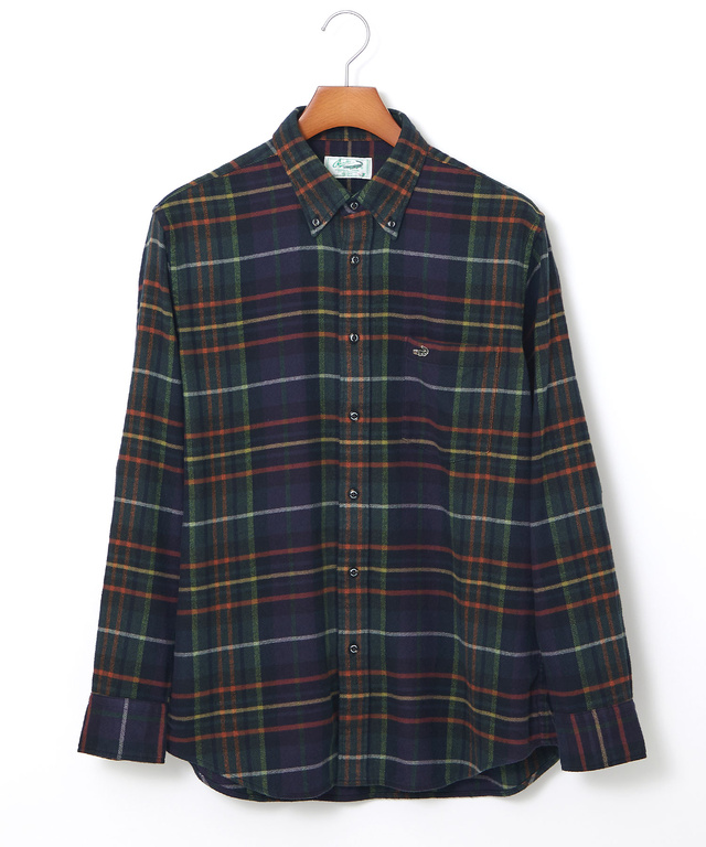 チェック柄 ビエラ生地 シャツ