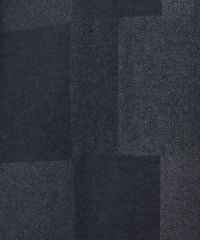 チェック柄 昼夜織り ボタンダウンシャツ