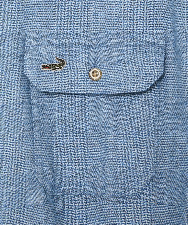 ヘリンボーンチェック ボタンダウン シャツ