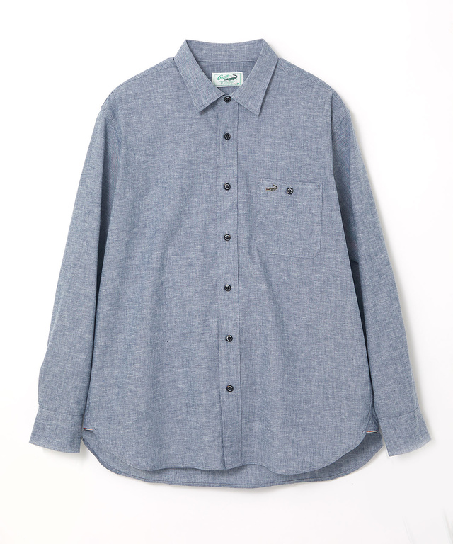 ノンアイロン ダンガリー シャツ【シワになりにくい】