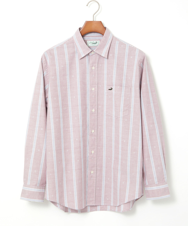 カットドビー ストライプ シャツ