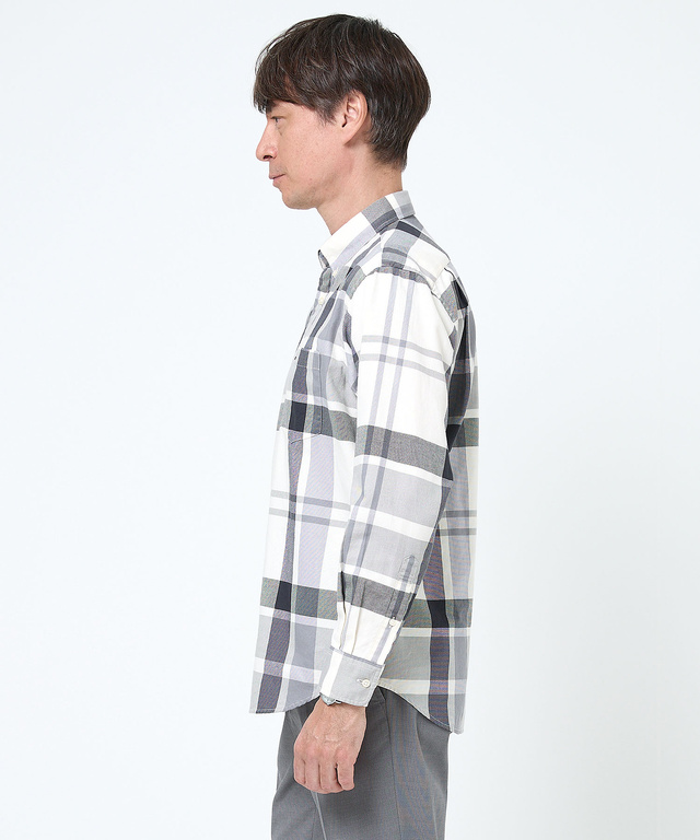 ロイヤルオックス チェック柄 シャツ