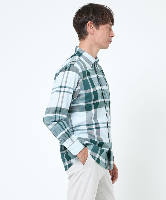 ロイヤルオックス チェック柄 シャツ