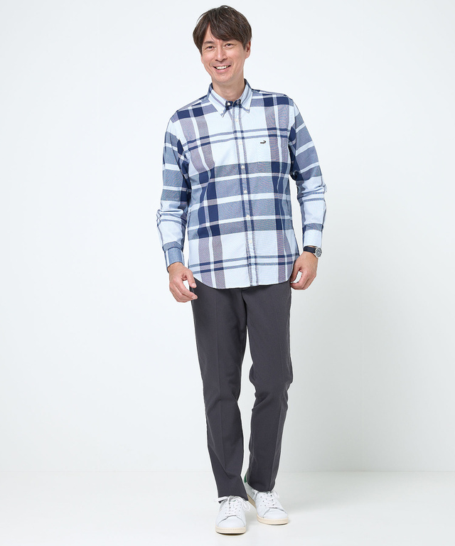 ロイヤルオックス チェック柄 シャツ