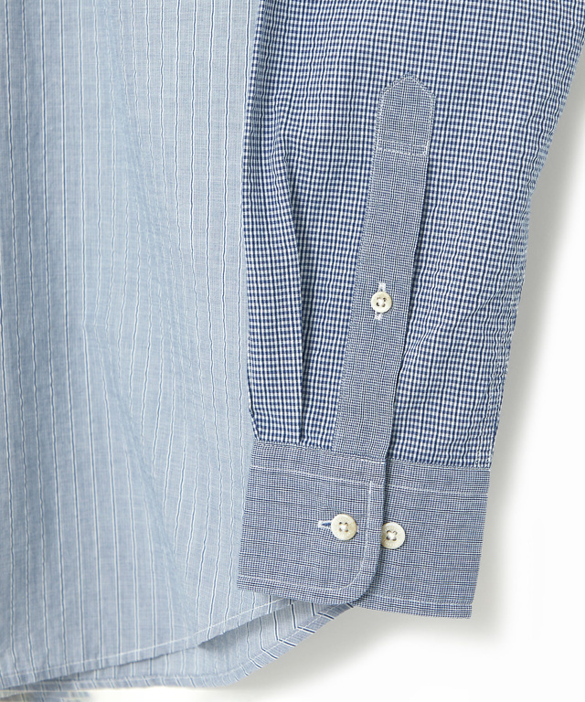 サッカー織り クレイジーパターン ボタンダウンシャツ【吸汗速乾】