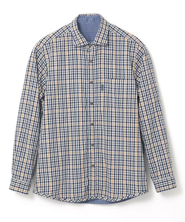 クロコダイルタータン リバーシブル シャツ【吸汗速乾】