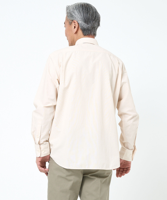 マイクロコードレーン ボタンダウン シャツ【UV加工】【吸汗速乾】