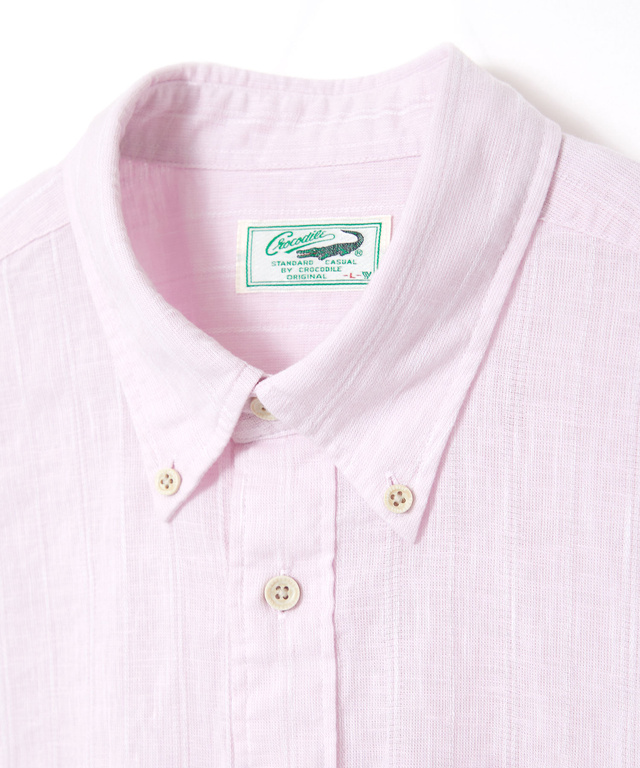 ゼロリネン ストライプ シャツ