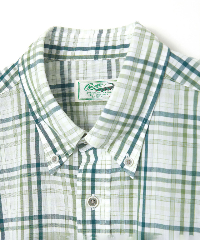 スノーコットン チェック シャツ 【接触冷感】