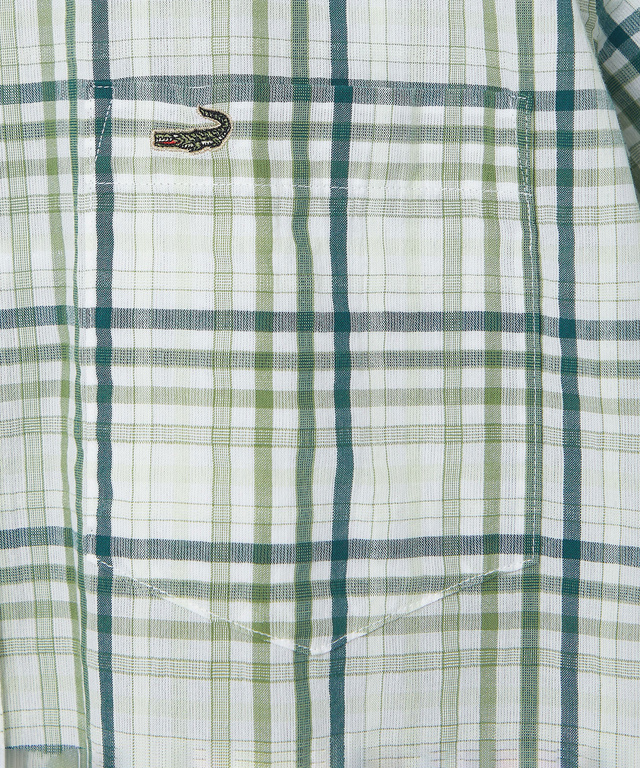 スノーコットン チェック シャツ 【接触冷感】