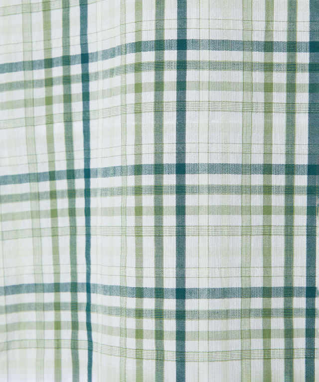 スノーコットン チェック シャツ 【接触冷感】