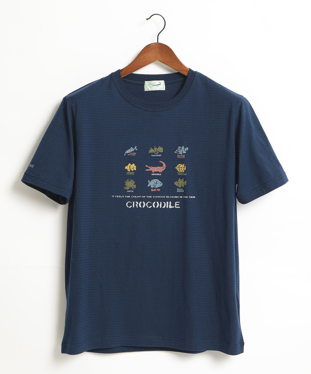 フィッシュプリントTシャツ