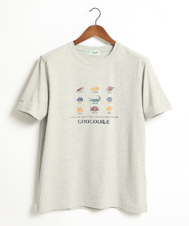 フィッシュプリントTシャツ