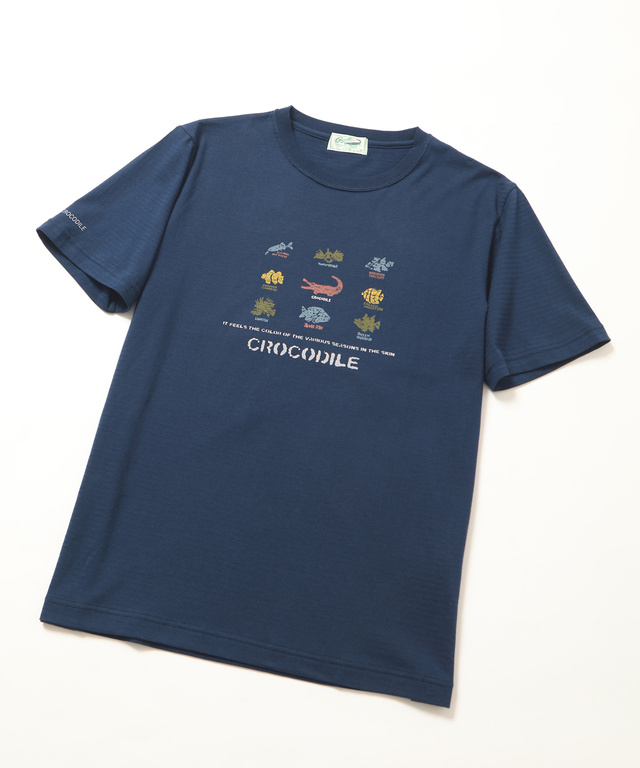 フィッシュプリントTシャツ