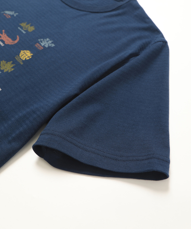 フィッシュプリントTシャツ