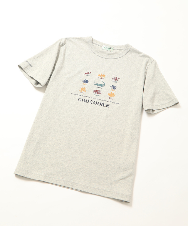 フィッシュプリントTシャツ