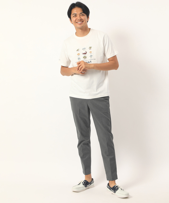 フィッシュプリントTシャツ