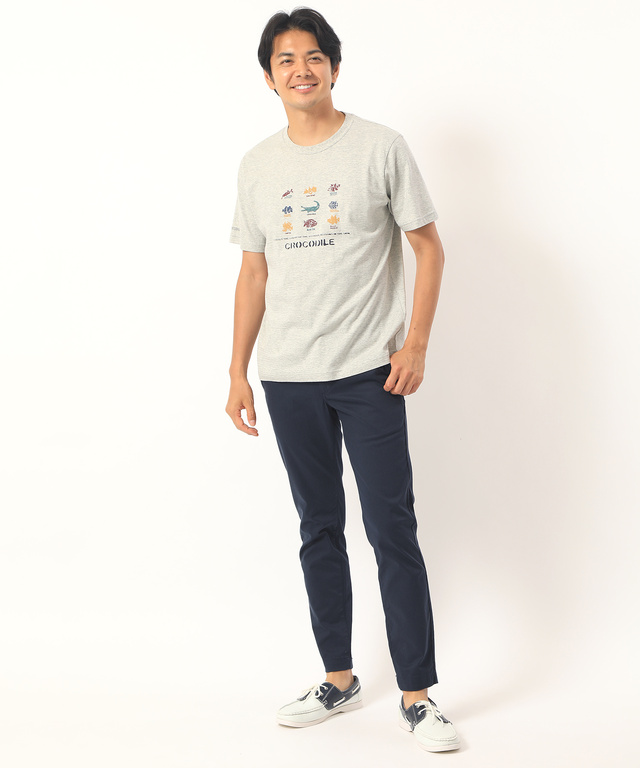 フィッシュプリントTシャツ