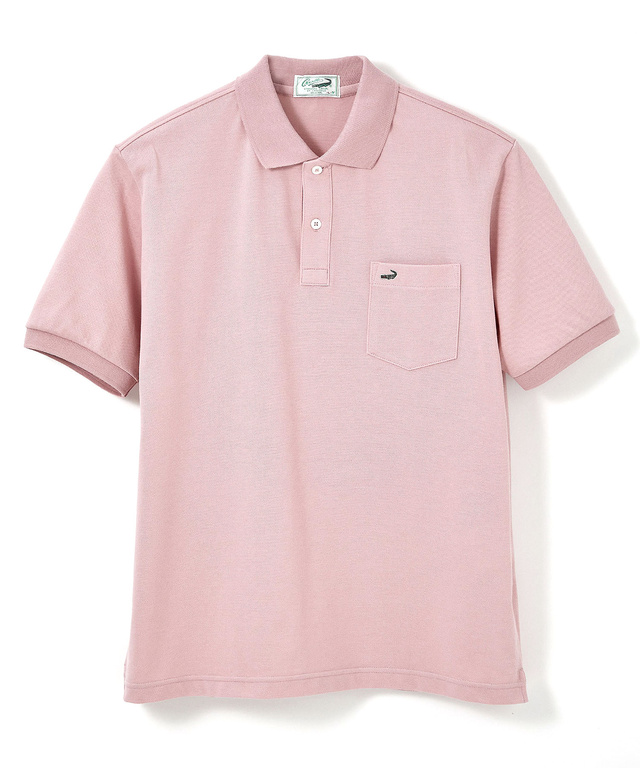 【ベストセラー】鹿の子 ワンポイント 半袖ポロシャツ【日本製】