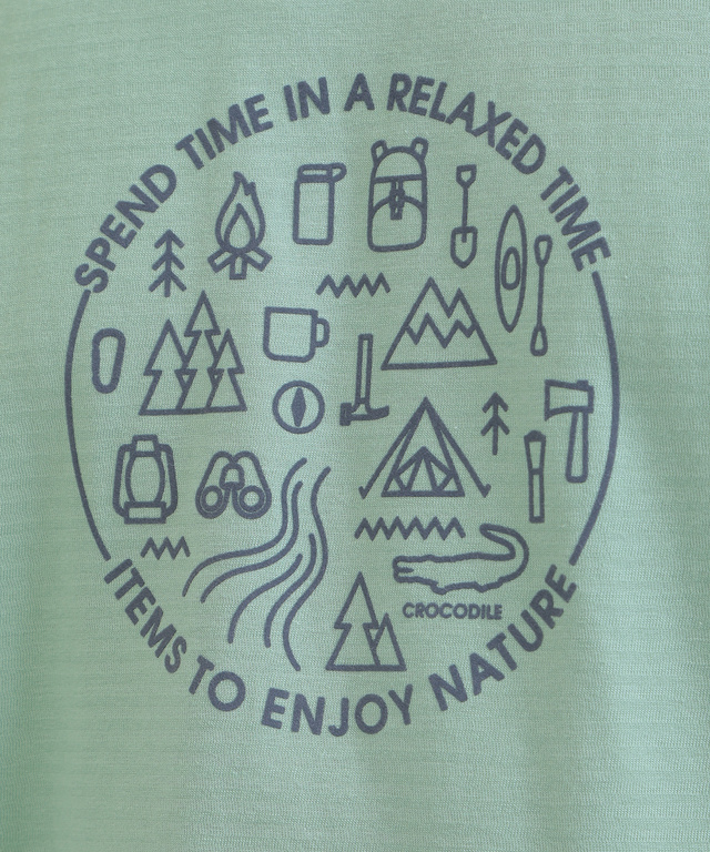 アウトドアTシャツ