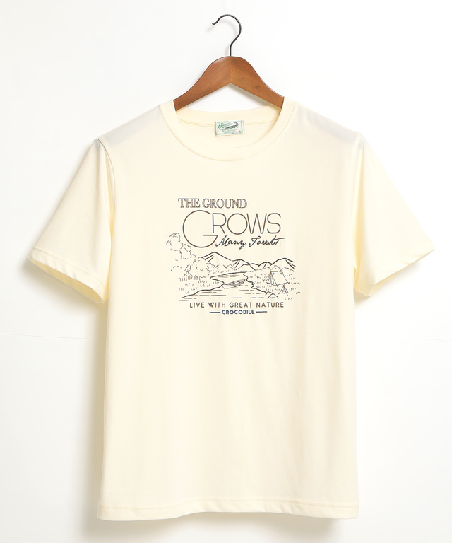 ネイチャーモチーフTシャツ【吸汗速乾】